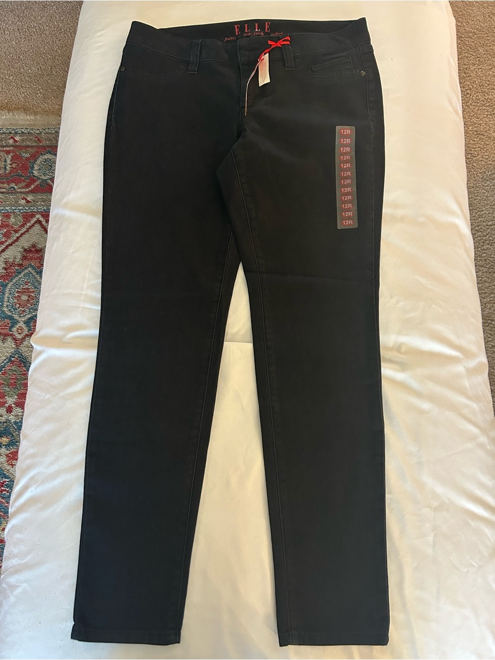 Elle Black Legging Jeans with Red Tag